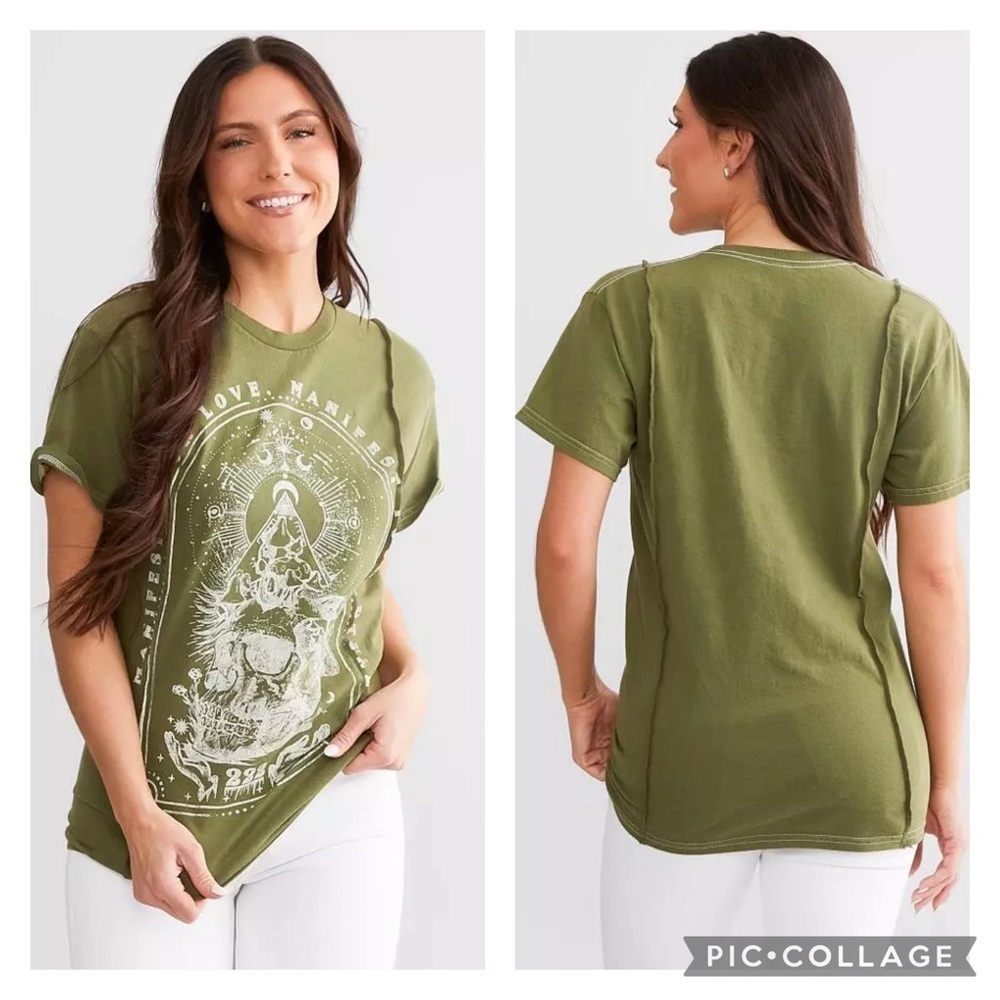 TRUST THE UNIVERSE / Buckle Exclusive Manifest Graphic T-shirt Size M